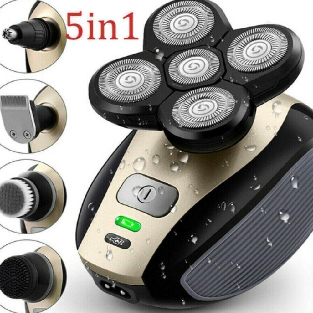 5 IN 1 4D Rotary Electric Shaver Shaver Beard Trimmer